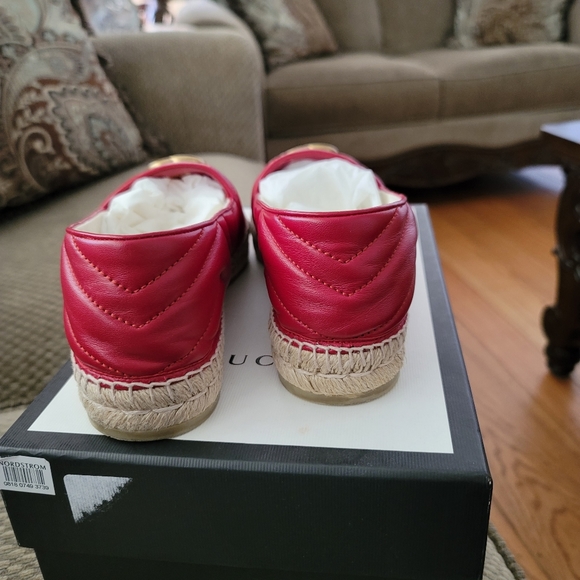 Gucci GG Chevron Flat Espadrilles - Picture 6 of 7